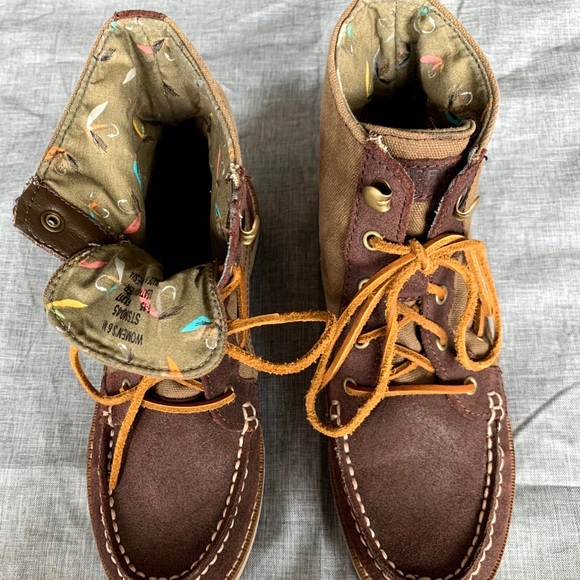 Sperry Peak Blvd Lace Up Suede Boots - Picture 4 of 6